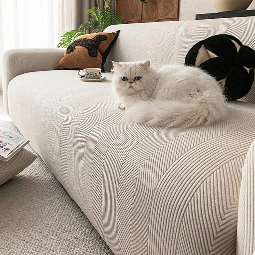 Funda de Sofá Impermeable AquaFlex GeoStretch