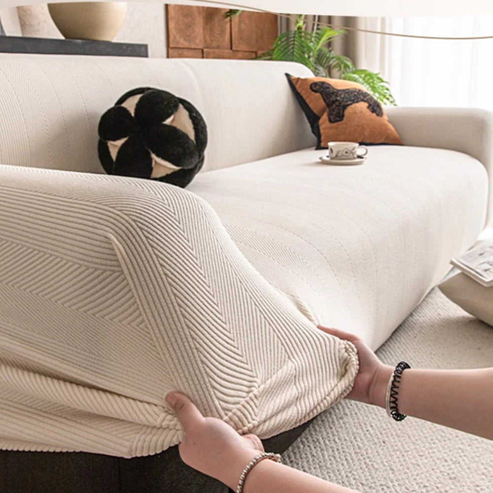 Funda de Sofá Impermeable AquaFlex GeoStretch