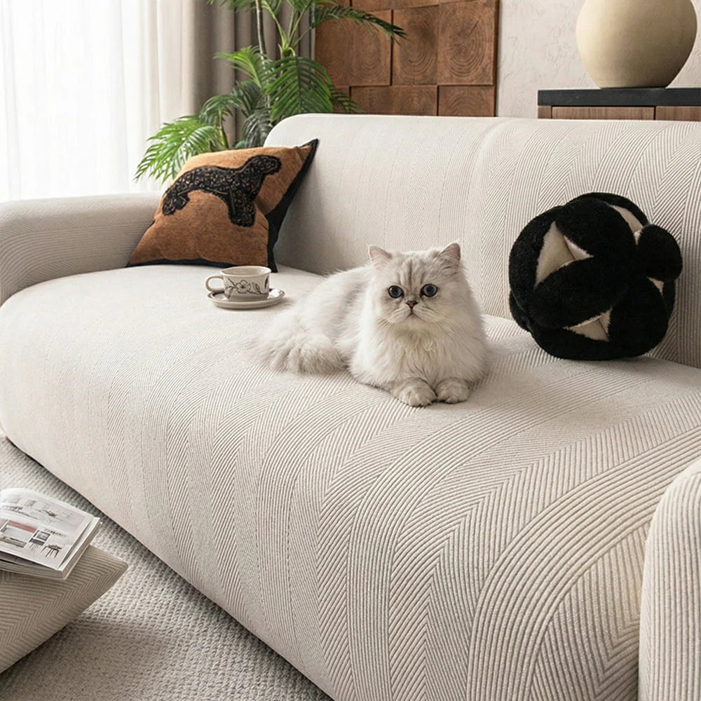 Funda de Sofá Impermeable AquaFlex GeoStretch