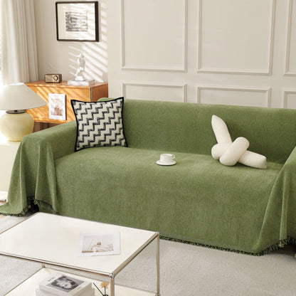 Funda de Sofá Minimalista Multifuncional, suave y transpirable, con diseño de espiga, para mascotas – Protector de sofá de tela