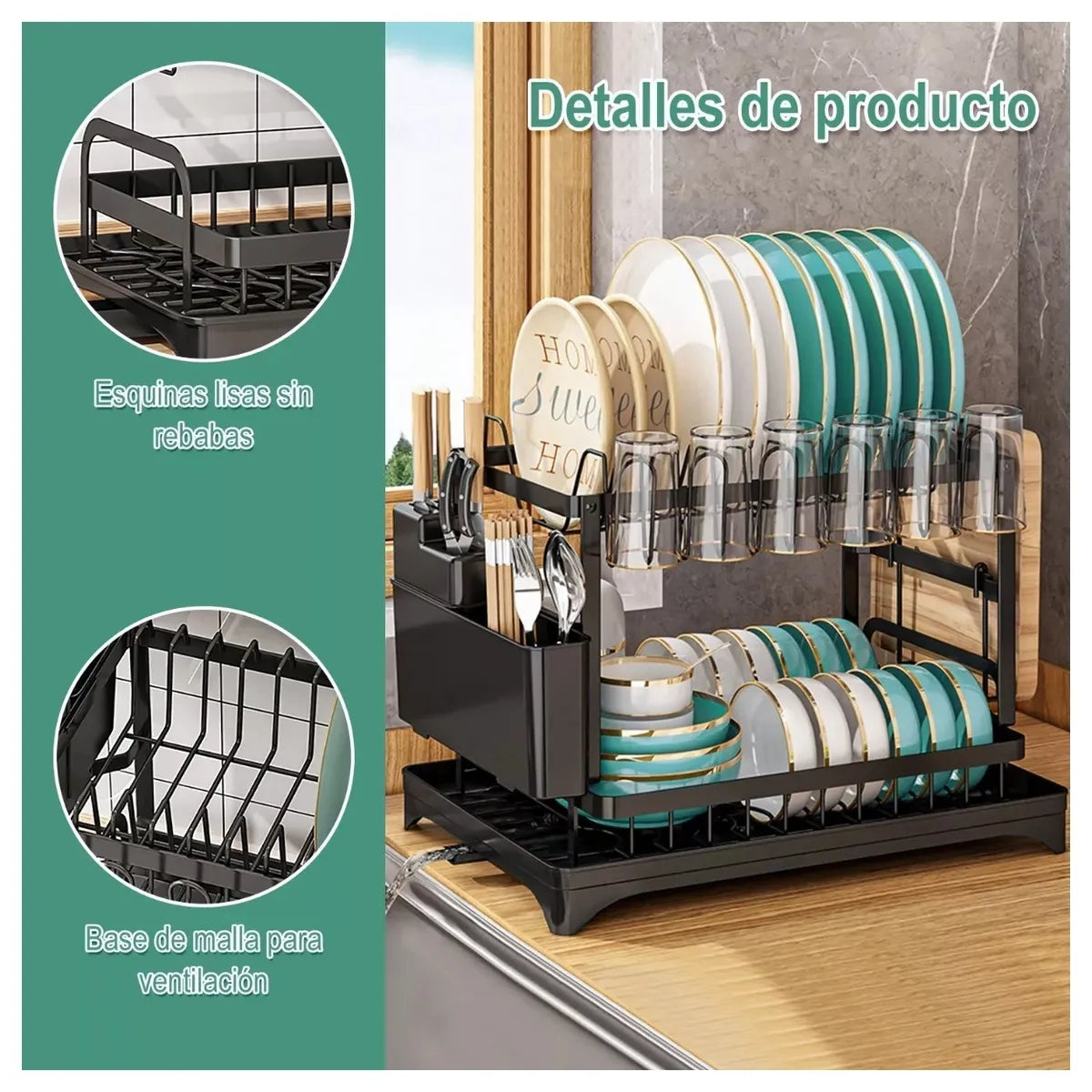Cocin Secaplatos Escurridor Loza Secador De Platos Vajilla