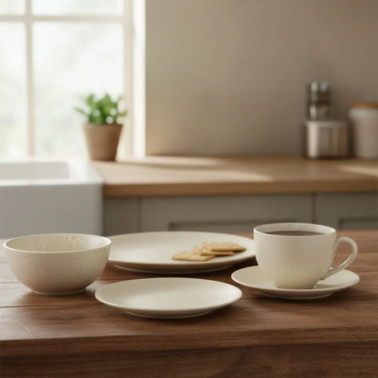 Juego de Vajilla 30 Piezas Cerámica Gres Basement Home